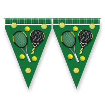 Imagen de Banderín Tenis y Pádel cartón (3m)