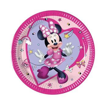 Imagen de Platos de Minnie Mouse Disney cartón 20cm (8 unidades)