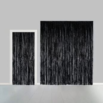 Imagens de Cortina Negra Brillante (100x 240cm)