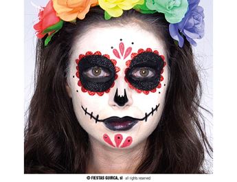 Imagens de Maquillaje Catrina Set Pintacaras 