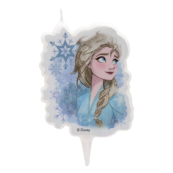 Imagen de Vela de Cumpleaños Elsa Frozen (7,5cm)