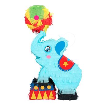 Imagen de Piñata Elefante de Circo 45cm x 26cm cartón 3D