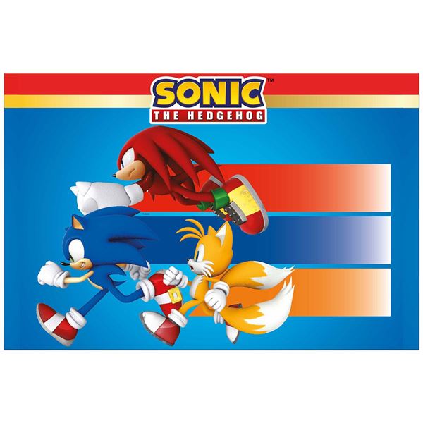 Imagens de Mantel de Sonic de plástico 120cm x 180cm