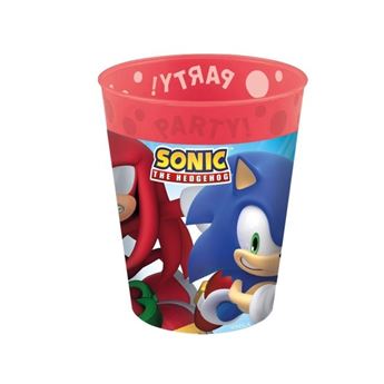 Imagen de Vaso de Sonic Party Plástico Duro Reutilizable 250ml (1 unidad)