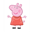 Imagen de Globo Peppa Pig Fiesta Forma (80cm x 63cm)