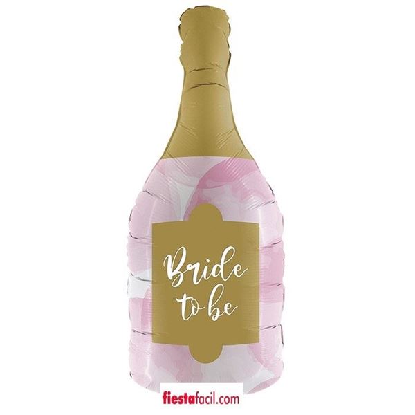 Imagens de Globo Botella Champán Bride to Be Foil (89cm)