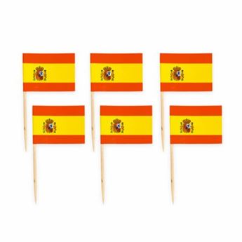 Imagen de Pinchos Bandera de España (50 unidades)