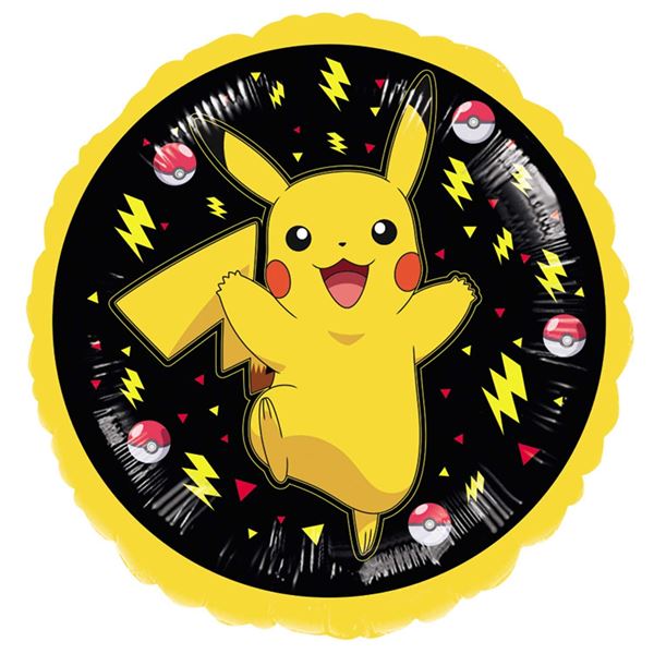 Imagen de Globo Pokémon Pikachu Foil (45cm)