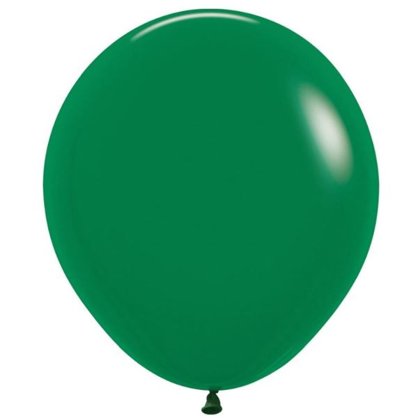 Imagen de Globos Verde Selva Fashion Sólido 45cm Sempertex R18-032-15 (15)