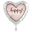 Picture of Globo Happy Birthday Corazón Rosa Gloss (45cm)