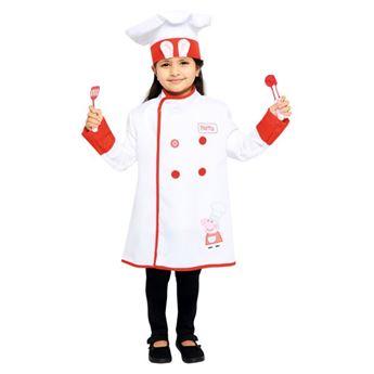 Imagen de Disfraz Peppa Pig Cocinera Chef (3-4 Años)