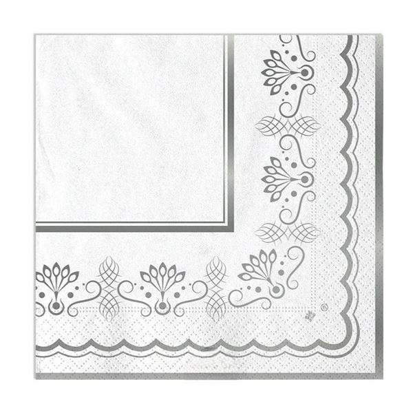 Imagen de Servilletas Royal Silver papel 33cm (16 unidades)