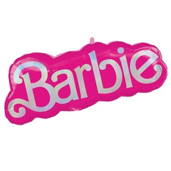 Imagen de Globo Barbie Logo Malibú Rosa (81cm)