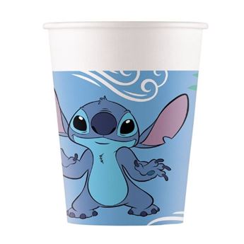 Imagen de Vasos Stitch cartón 200ml (8 unidades)