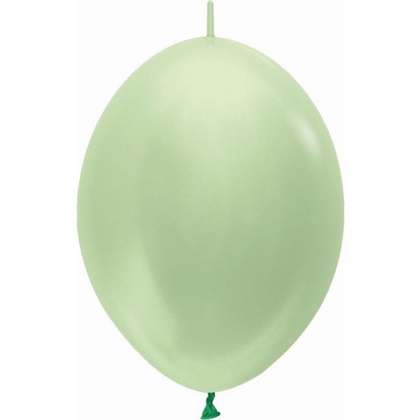 Imagens de Globos Verde Satín 30cm Cadena Sempertex LOL-430 (25)