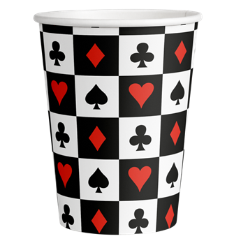 Imagens de Vasos Casino Las Vegas cartón (8 unidades)