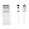 Picture of Pinchos Brocheta Chuches Comunión Fieltro Niña 35cm (4 unidades)