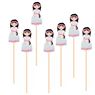 Picture of Pinchos Brocheta Chuches Comunión Fieltro Niña 35cm (4 unidades)