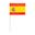 Imagens de Bandera de España con Palo 50cm (10 unidades)