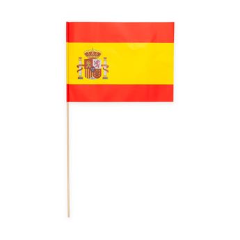 Imagen de Bandera de España con Palo 50cm (10 unidades)