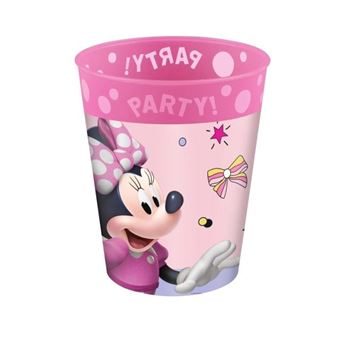 Imagen de Vaso Minnie Mouse Disney Party Plástico Reutilizable 250ml (1 unidad)