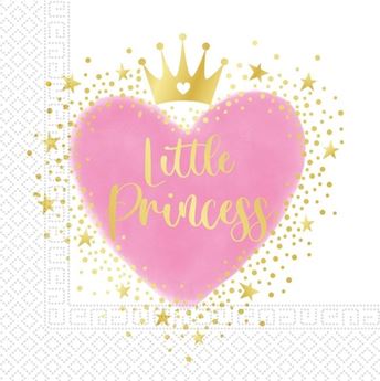 Picture of Servilletas Little Princess papel 33cm (20 unidades)