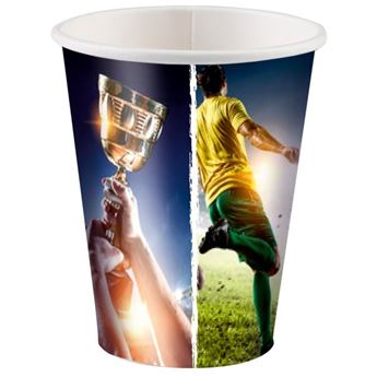 Imagen de Vasos Fútbol Campeones cartón (8 unidades)