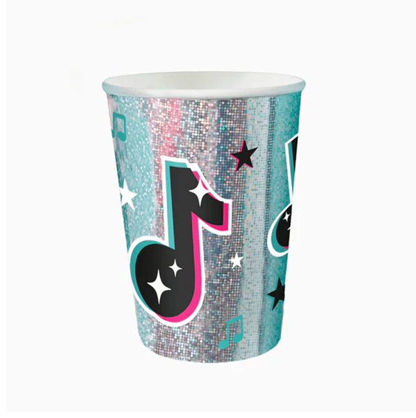 Imagens de Vasos TikTok cartón 270ml (6 unidades)