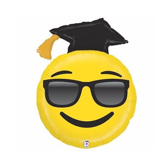 Imagen de Globo Emoji Graduado Foil XXL (76cm)