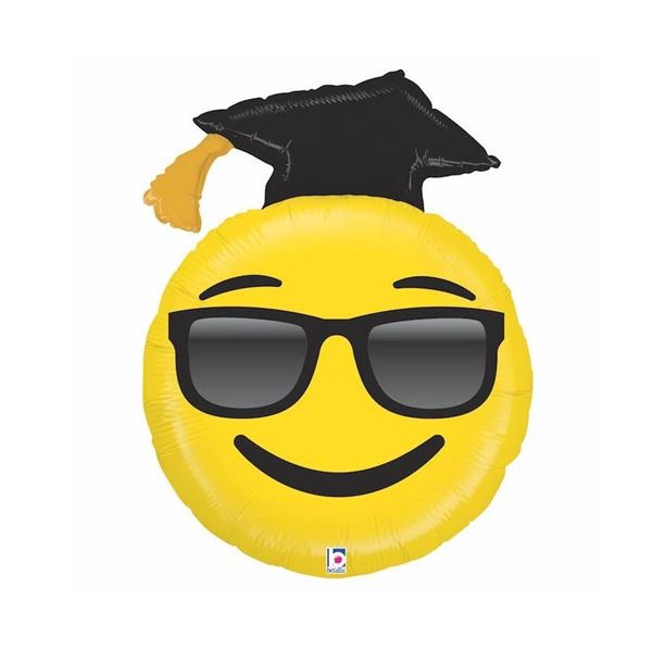 Picture of Globo Emoji Graduado Foil XXL (94cm)
