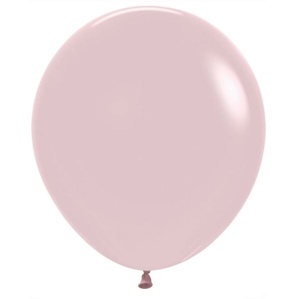 Picture of Globos Pastel Dusk Rosa Palo 45cm Sempertex R18-110-15 (15)