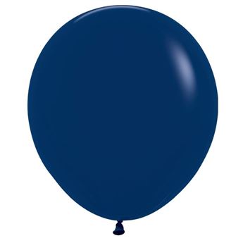 Imagen de Globos Azules Naval Fashion Sólido 45cm Sempertex R18-044-15 (15)