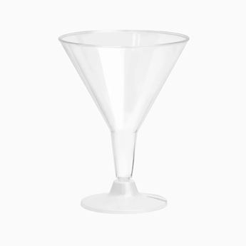 Imagens de Copas de Cocktail Martini Transparente Plástico Reutilizable 180cc (3 unidades)