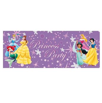 Imagen de Pancarta Grande de Fiesta de Princesas Disney