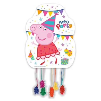Imagens de Piñata Peppa Pig cartón 46cm x 33cm