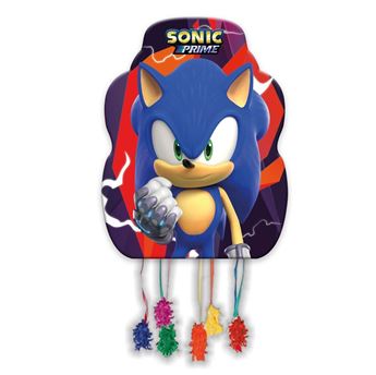 Imagens de Piñata Sonic cartón 46cm x 33cm