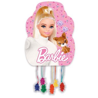 Imagens de Piñata Barbie cartón 46cm x 33cm