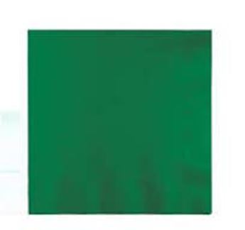 Imagen de Servilletas Verdes Coctail papel 25cm (20 unidades)
