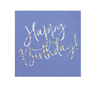 Imagen de Servilletas Happy Birthday Azul papel 33cm (20 unidades)
