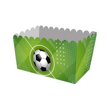 Imagens de Caja Palomitas Fútbol Rectangulares cartón (3 unidades)