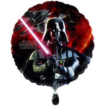 Imagen de Globo Star Wars Darth Vader Círculo (45cm)