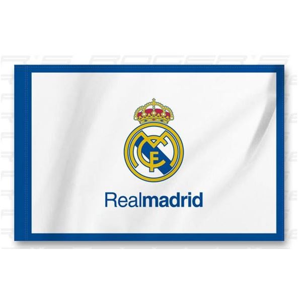 Imagens de Fondo Bandera Tela Fútbol Real Madrid 150cm x 100cm 