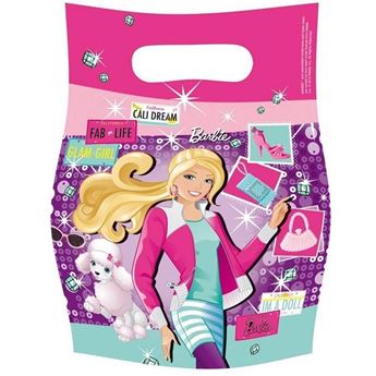 Imagen de Bolsas Chuches Barbie Fashion plástico (6 unidades)