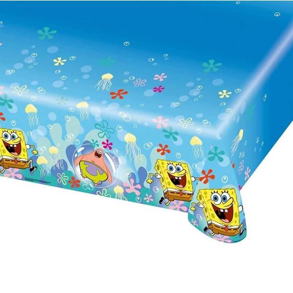 Picture of Mantel Bob Esponja plástico (120cm x 180cm) 