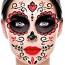 Imagen de Maquillaje Glitter Adhesivo Catrina Halloween Pintacaras 