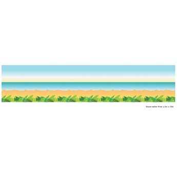 Imagen de Fondo Pared Escena Tropical Playa 15m x 1.5m