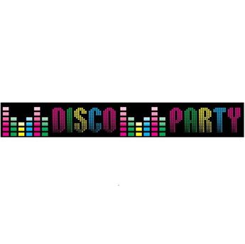 Imagens de Cinta Barrera Disco Party plástico (6m)