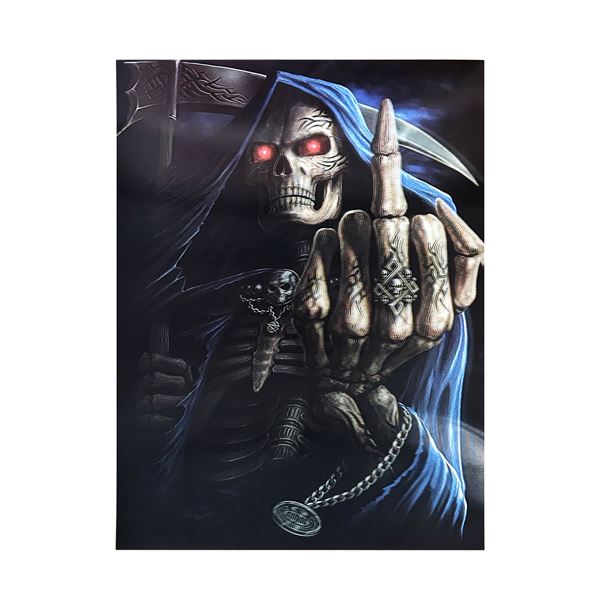 Picture of Cartel Poster La Muerte Halloween 5D Holograma (40cm x 30cm)
