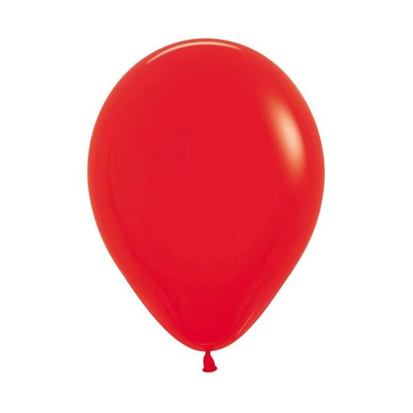 Picture of Globos Rojos Fashion Sólido 13cm Sempertex R5-015 (100)