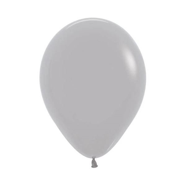 Picture of Globos Grises Fashion Sólido 13cm Sempertex R5-081 (100)